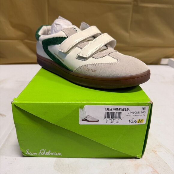 Sam Edelman Talia Women's Shoes Optic White/Bright Pine Size 10.5 NEW - Picture 5 of 6